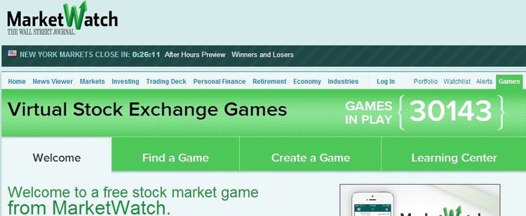 marketwatch virtual stock market game
